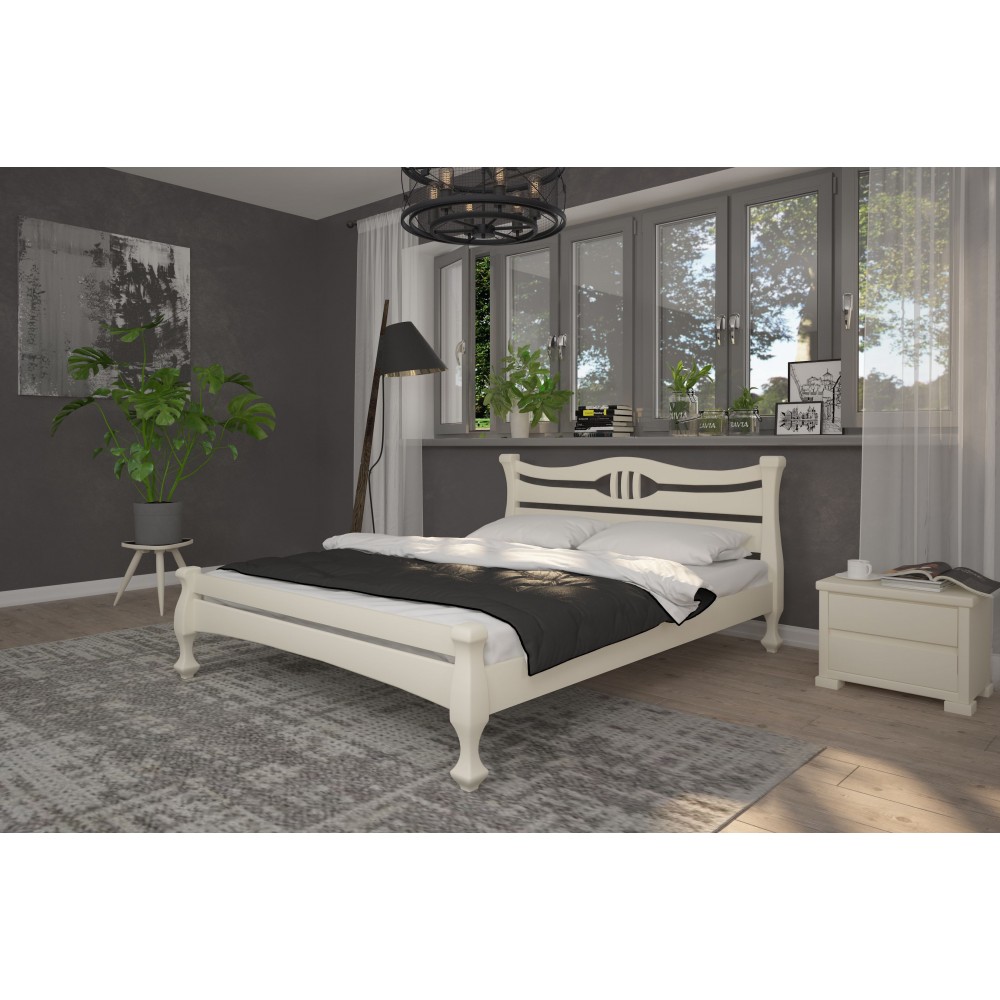 Полуторная кровать Mebigrand Даллас Белый (RAL9003) 120х200 см (DMBG-1767)