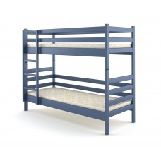 Двоярусне дитяче ліжко Mebigrand Соня Синій (S 7010 R 90B) 90х200 см (DMBG-2416)