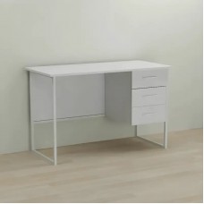 Письмовий стіл Ferrum-decor Гаррі 75x120x70 білий ДСП Біле 16мм (FRD-101001)