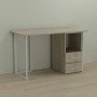 Письменный стол Ferrum-decor Отто 75x120x70 белый ДСП Дуб Сонома 16мм (FRD-101042)