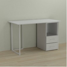 Письмовий стіл Ferrum-decor Отто 75x140x70 білий ДСП Біле 16мм (FRD-101051)