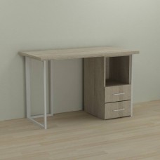 Письмовий стіл Ferrum-decor Отто 76x140x70 білий ДСП Дуб Сонома 32мм (FRD-101057)