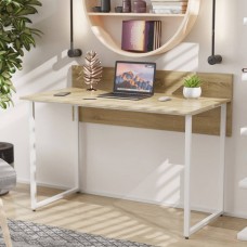 Письмовий стіл Ferrum-decor Скай 75x140x70 білий ДСП Дуб Сонома 16мм (FRD-101112)