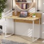 Компьютерный стол Ferrum-decor Скай 75x140x60 белый ДСП Дуб Сан-Марино 16мм (FRD-101084)
