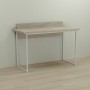 Письменный стол Ferrum-decor Скай 76x140x70 белый ДСП Дуб Сонома 32мм (FRD-101117)