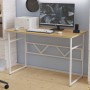 Компьютерный стол Ferrum-decor Раян 75x100x60 белый ДСП Дуб Сан-Марино 16мм (FRD-101124)