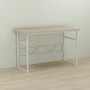 Письменный стол Ferrum-decor Раян 76x140x60 белый ДСП Дуб Сонома 32мм (FRD-101147)