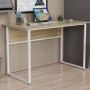 Письменный стол Ferrum-decor Коди 75x120x60 белый ДСП Дуб Сонома 16мм (FRD-101192)