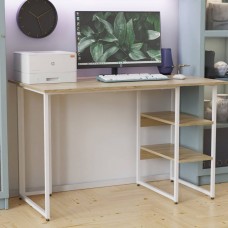 Письмовий стіл Ferrum-decor Кевін 75x120x70 білий ДСП Дуб Сонома 16мм (FRD-101278)