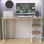 Письменный стол Ferrum-decor Кевин 75x140x70 белый ДСП Дуб Сонома 16мм (FRD-101288)