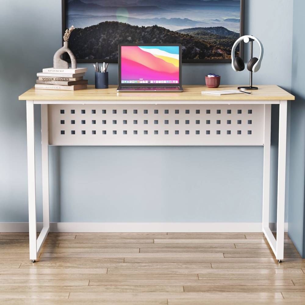 Компьютерный стол Ferrum-decor Майк 75x100x60 белый ДСП Дуб Сан-Марино 16мм (FRD-101300)