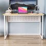 Компьютерный стол Ferrum-decor Майк 75x100x60 белый ДСП Дуб Сан-Марино 16мм (FRD-101300)