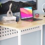 Компьютерный стол Ferrum-decor Майк 75x100x60 белый ДСП Дуб Сан-Марино 16мм (FRD-101300)