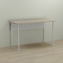 Письменный стол Ferrum-decor Майк 75x120x70 белый ДСП Дуб Сонома 16мм (FRD-101338)