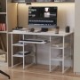 Письменный стол Ferrum-decor Тим 75x140x60 белый ДСП Белое 16мм (FRD-101364)