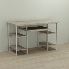 Письмовий стіл Ferrum-decor Тім 76x140x70 білий ДСП Дуб Сонома 32мм (FRD-101387)