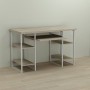 Письменный стол Ferrum-decor Тим 76x140x60 белый ДСП Дуб Сонома 32мм (FRD-101367)