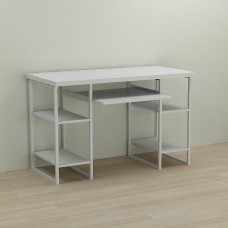 Письмовий стіл Ferrum-decor Тім 76x140x70 білий ДСП Біле 32мм (FRD-101386)