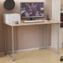 Компьютерный стол Ferrum-decor Ханна 75x140x60 серый ДСП Дуб Сан-Марино 16мм (FRD-101414)