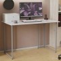 Письменный стол Ferrum-decor Ханна 75x140x70 серый ДСП Белое 16мм (FRD-101441)