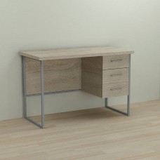 Письмовий стіл Ferrum-decor Гаррі 76x140x70 сірий ДСП Дуб Сонома 32мм (FRD-101487)