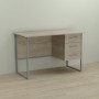 Письменный стол Ferrum-decor Гарри 75x120x60 серый ДСП Дуб Сонома 16мм (FRD-101452)