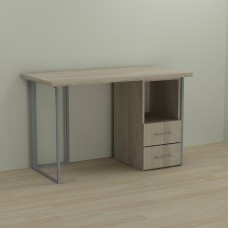 Письмовий стіл Ferrum-decor Отто 76x140x70 сірий ДСП Дуб Сонома 32мм (FRD-101527)