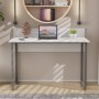 Письменный стол Ferrum-decor Скай 75x100x70 серый ДСП Белое 16мм (FRD-101561)
