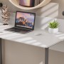 Письменный стол Ferrum-decor Скай 75x100x70 серый ДСП Белое 16мм (FRD-101561)