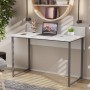 Письменный стол Ferrum-decor Скай 75x100x70 серый ДСП Белое 16мм (FRD-101561)