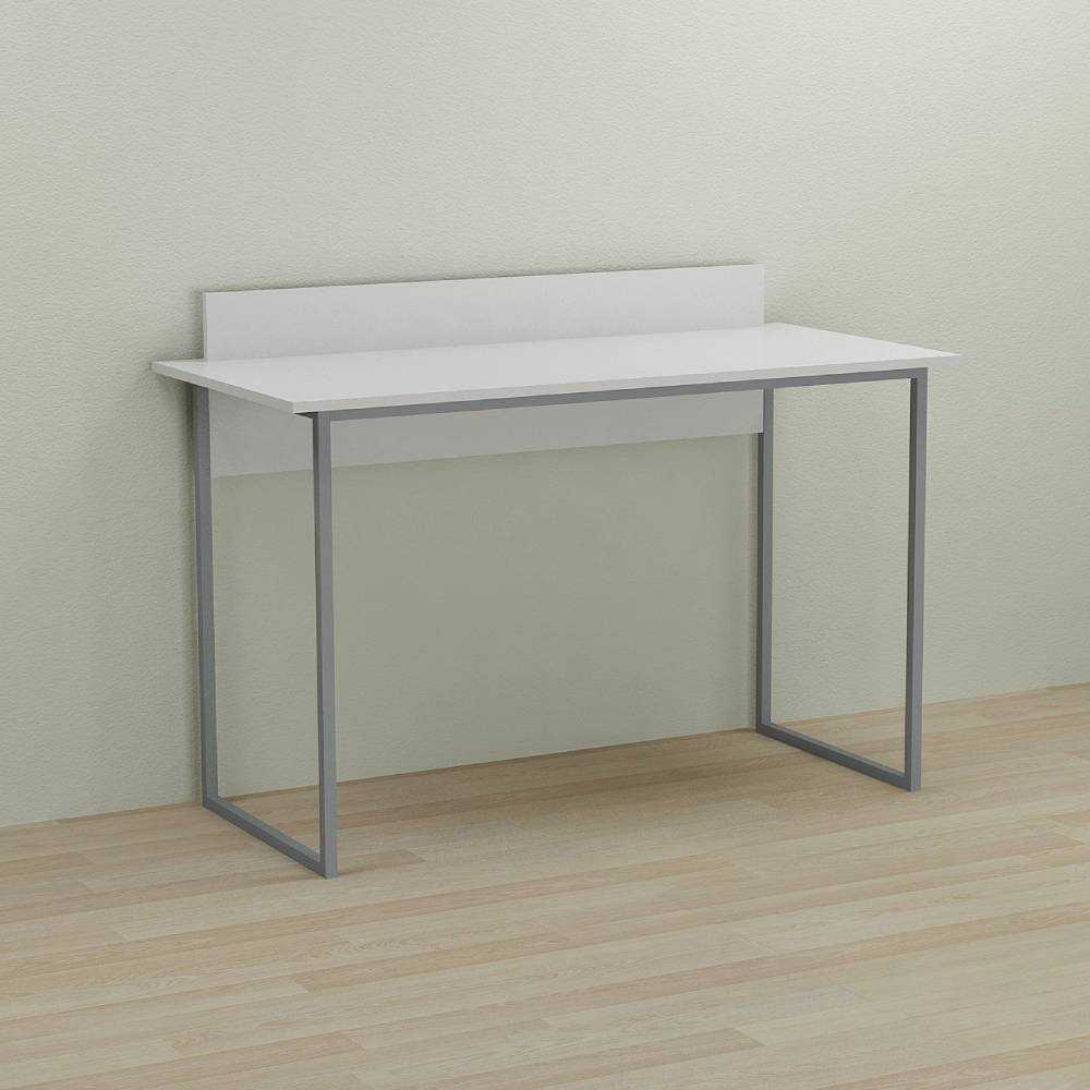 Письменный стол Ferrum-decor Скай 75x100x70 серый ДСП Белое 16мм (FRD-101561)