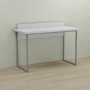 Письменный стол Ferrum-decor Скай 76x140x70 серый ДСП Белое 32мм (FRD-101586)