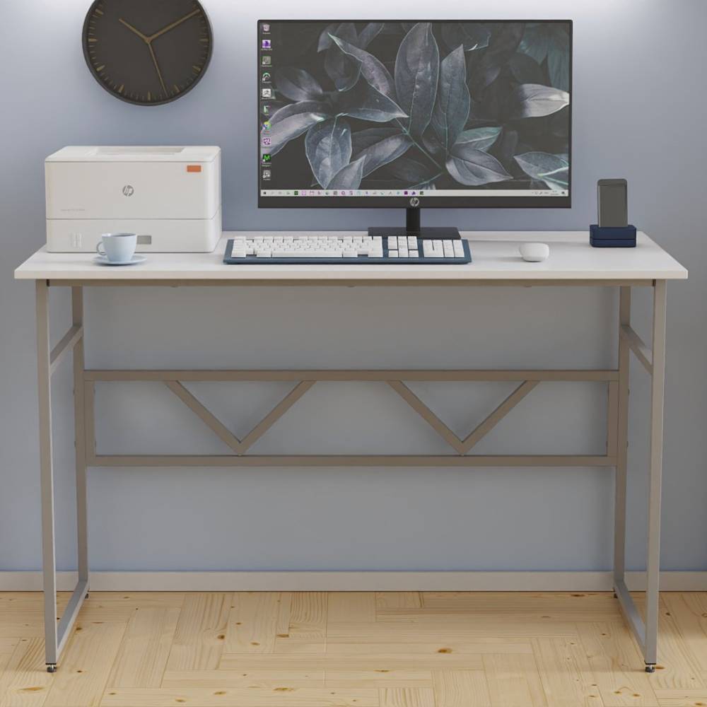Письменный стол Ferrum-decor Раян 75x120x70 серый ДСП Белое 16мм (FRD-101631)