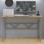 Письменный стол Ferrum-decor Раян 75x140x60 серый ДСП Дуб Сонома 16мм (FRD-101612)