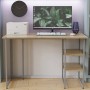 Письменный стол Ferrum-decor Кевин 75x120x70 серый ДСП Дуб Сонома 16мм (FRD-101748)