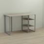 Письменный стол Ferrum-decor Кевин 75x120x70 серый ДСП Дуб Сонома 16мм (FRD-101748)