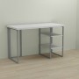 Письменный стол Ferrum-decor Кевин 76x120x60 серый ДСП Белое 32мм (FRD-101724)