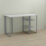 Письменный стол Ferrum-decor Кевин 75x120x70 серый ДСП Белое 16мм (FRD-101747)