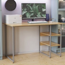 Комп'ютерний стіл Ferrum-decor Кевін 75x120x60 сірий ДСП Дуб Сан-Марино 16мм (FRD-101722)