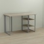 Письменный стол Ferrum-decor Кевин 76x140x70 серый ДСП Дуб Сонома 32мм (FRD-101763)