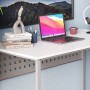 Письменный стол Ferrum-decor Майк 75x120x60 серый ДСП Белое 16мм (FRD-101777)