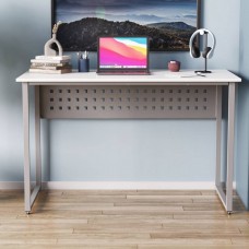 Письмовий стіл Ferrum-decor Майк 75x140x70 сірий ДСП Біле 16мм (FRD-101817)