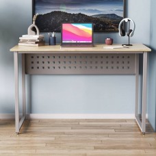 Письмовий стіл Ferrum-decor Майк 75x140x70 сірий ДСП Дуб Сонома 16мм (FRD-101818)