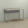 Письменный стол Ferrum-decor Майк 75x140x60 серый ДСП Дуб Сонома 16мм (FRD-101788)