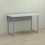 Письменный стол Ferrum-decor Майк 76x140x60 серый ДСП Белое 32мм (FRD-101792)
