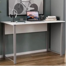 Письмовий стіл Ferrum-decor Курт 75x140x70 сірий ДСП Біле 16мм (FRD-101877)