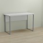 Письменный стол Ferrum-decor Курт 76x120x60 серый ДСП Белое 32мм (FRD-101842)