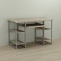 Письменный стол Ferrum-decor Тим 76x120x70 серый ДСП Дуб Сонома 32мм (FRD-101893)