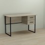 Письменный стол Ferrum-decor Дакота 75x120x60 черный ДСП Дуб Сонома 16мм (FRD-101917)