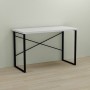 Письменный стол Ferrum-decor Дейв 76x120x60 черный ДСП Белое 32мм (FRD-101978)